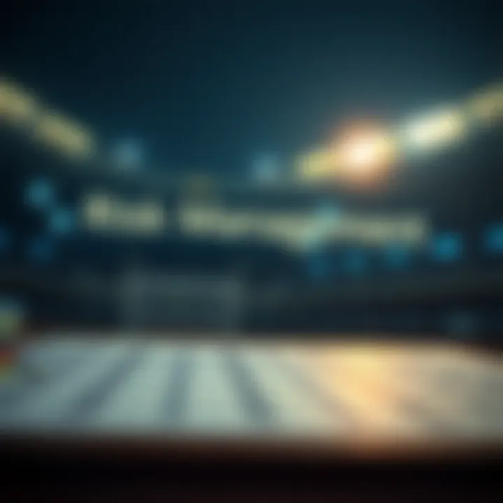 Chart explaining risk management in betting