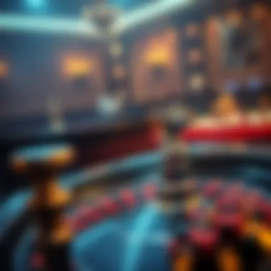 Historical depiction of roulette's evolution