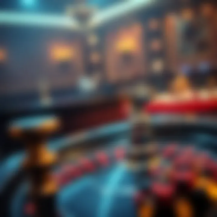 Historical depiction of roulette's evolution