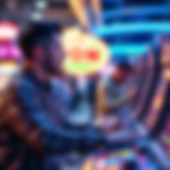 User Engagement in Modern Slot Gaming Illustration highlighting user interaction and engagement