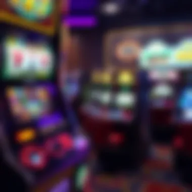 Illustration of various slot machine types and their symbols