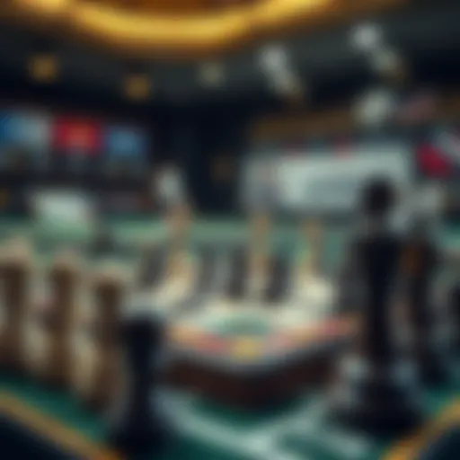 Strategic Insights in Sports Betting A strategic board game symbolizing strategic sports betting