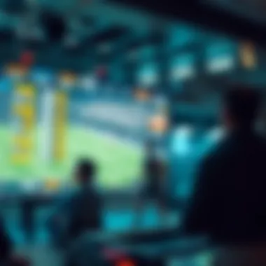 Live Sports Betting Experience Dynamic betting interface showcasing live sports events
