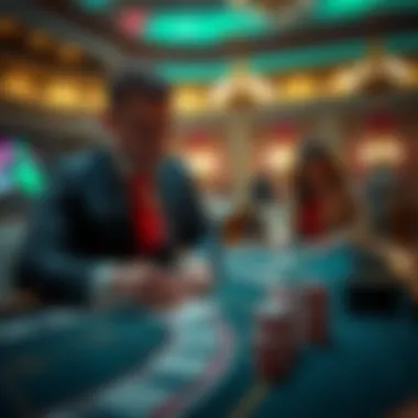 Example of strategic betting in baccarat