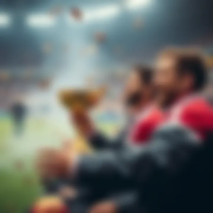 A depiction of successful betting outcomes showcasing winning moments