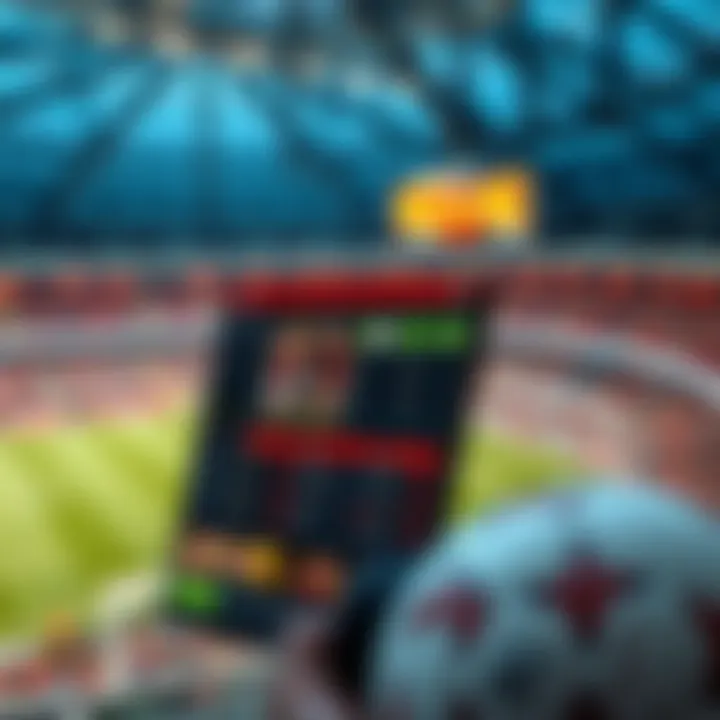A digital representation of a betting platform interface.