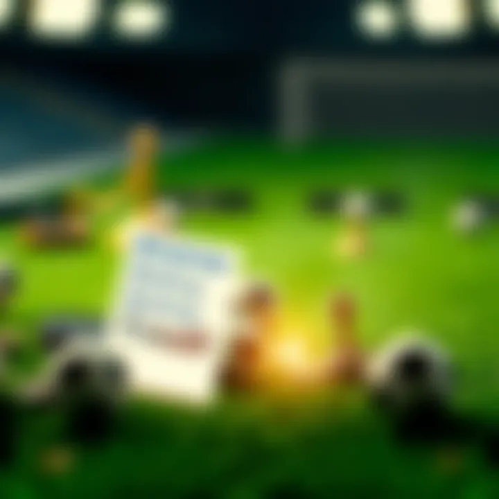 A conceptual illustration showcasing various betting strategies.