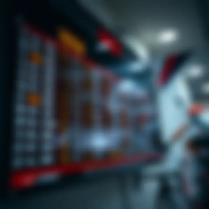 Betting odds display for cycling events