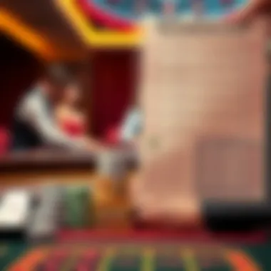 A detailed illustration of baccarat game rules emphasized for players