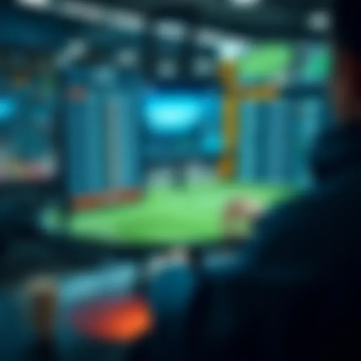 User navigating through a sports betting site
