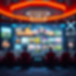 A captivating view of a digital safe casino interface showcasing various gaming options.