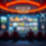 Innovative Digital Casino Experience A captivating view of a digital safe casino interface showcasing various gaming options.